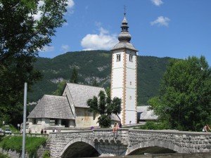L'église de la Saint Jean-Baptiste à Bohinj 